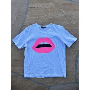 NWOT Markus Lupfer lip sequin top size Medium